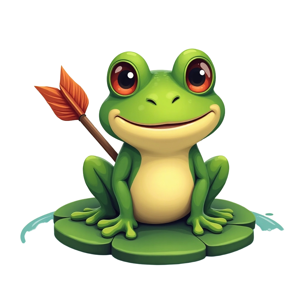 Frog with Arrow